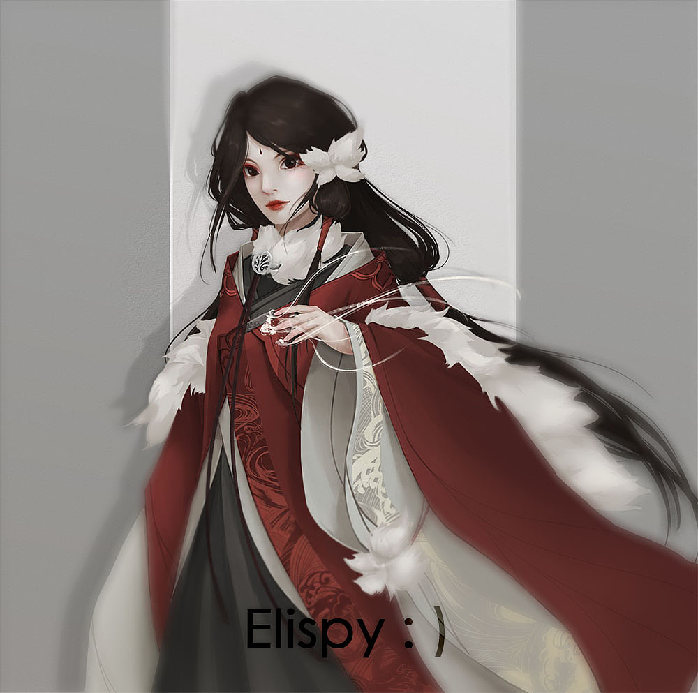 古风少女立绘华服系列