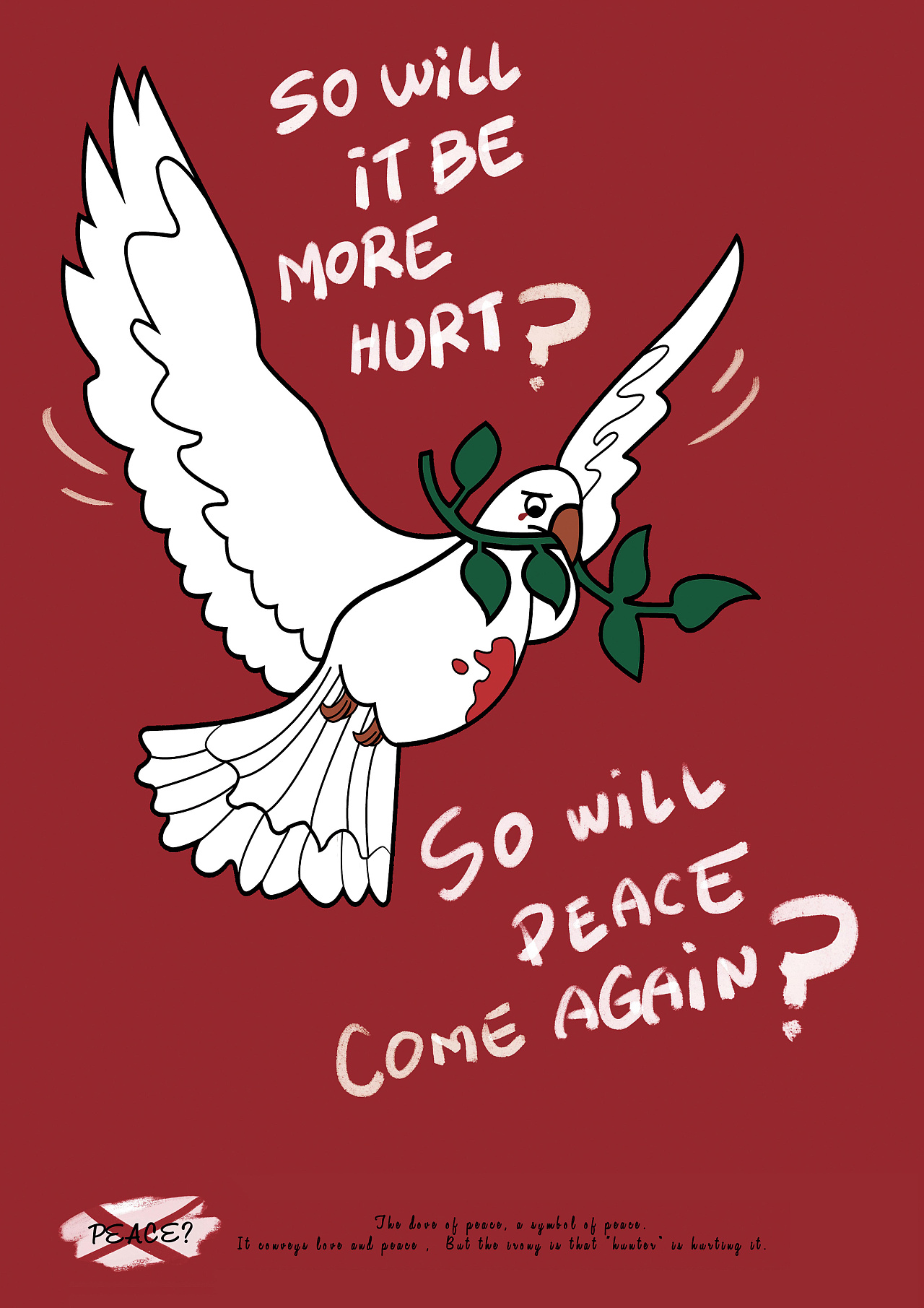 爱和平|平面|海报|WEIQIU - 原创作品 - 站酷 (ZCOOL)