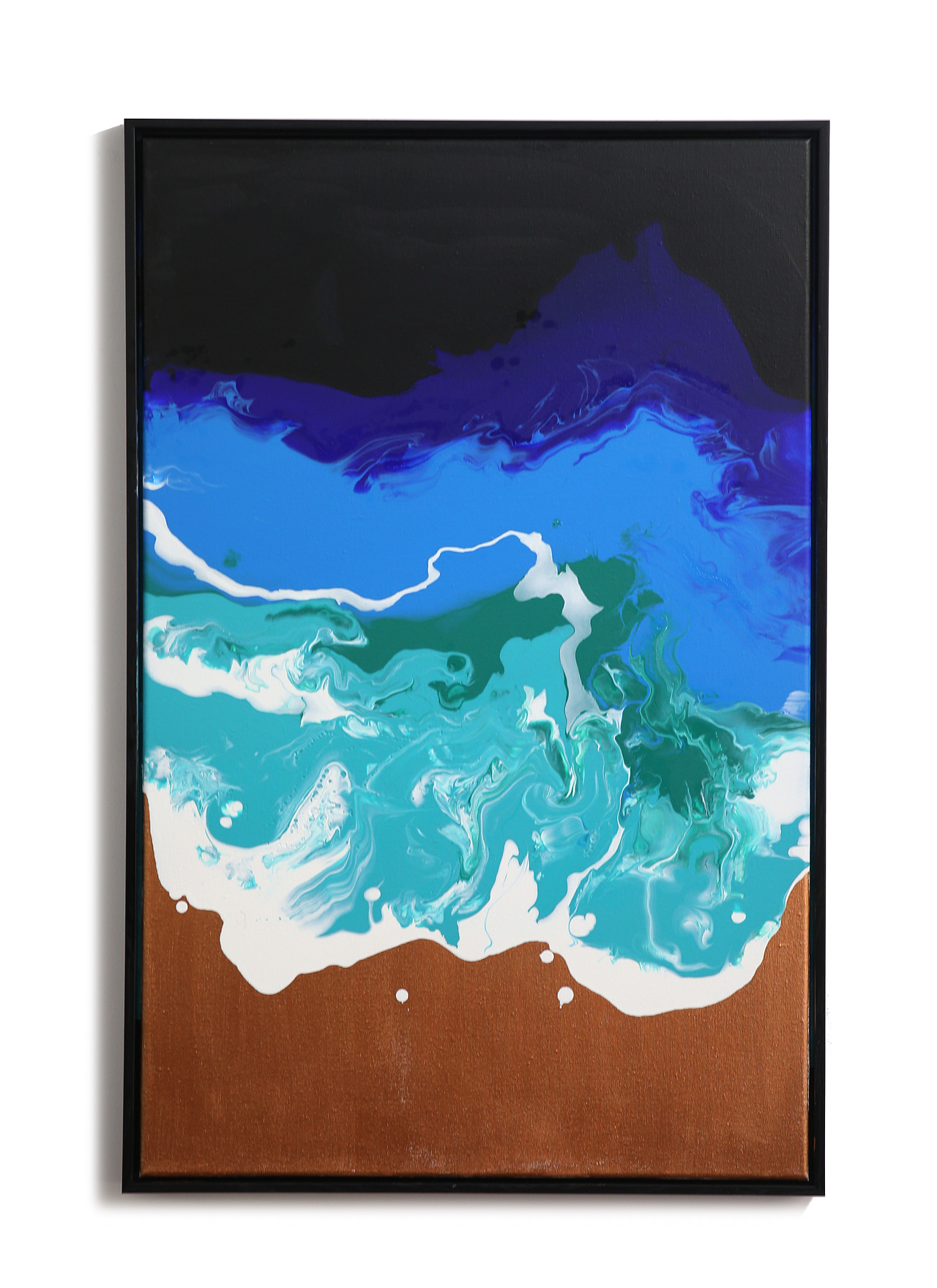 大海系列三部曲树脂流体画