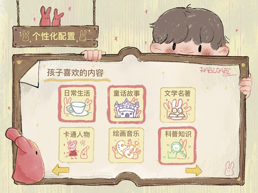 《瑞比瑞比》UI设计