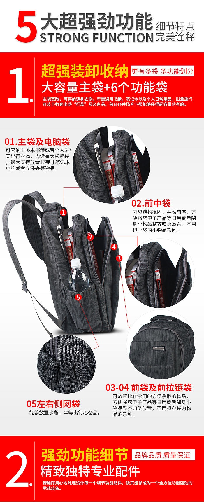 学生双肩包/休闲包