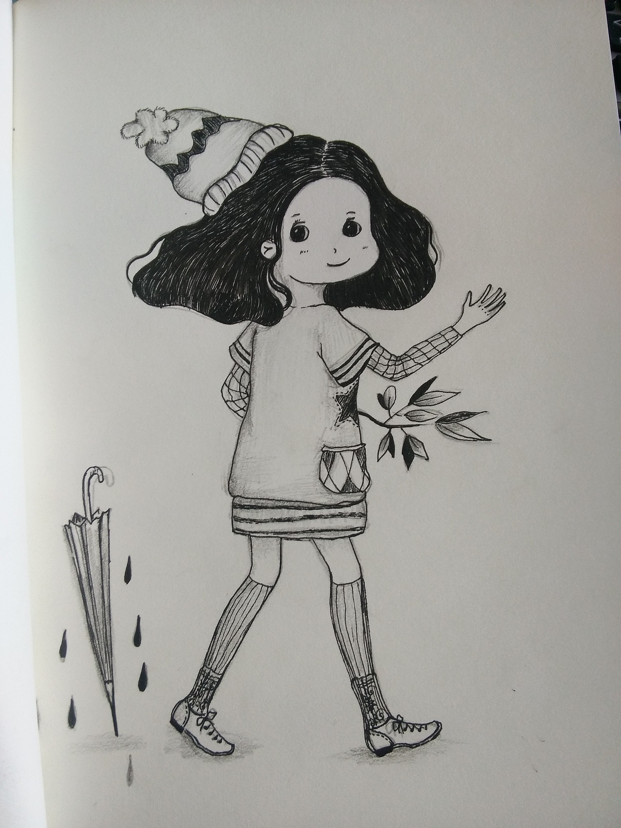 小插画练习（图ZMjI5NDQ2NTY=） - 创作习作 - 站酷设计师蘑菇成长记原创素材 - 站酷ZCOOL