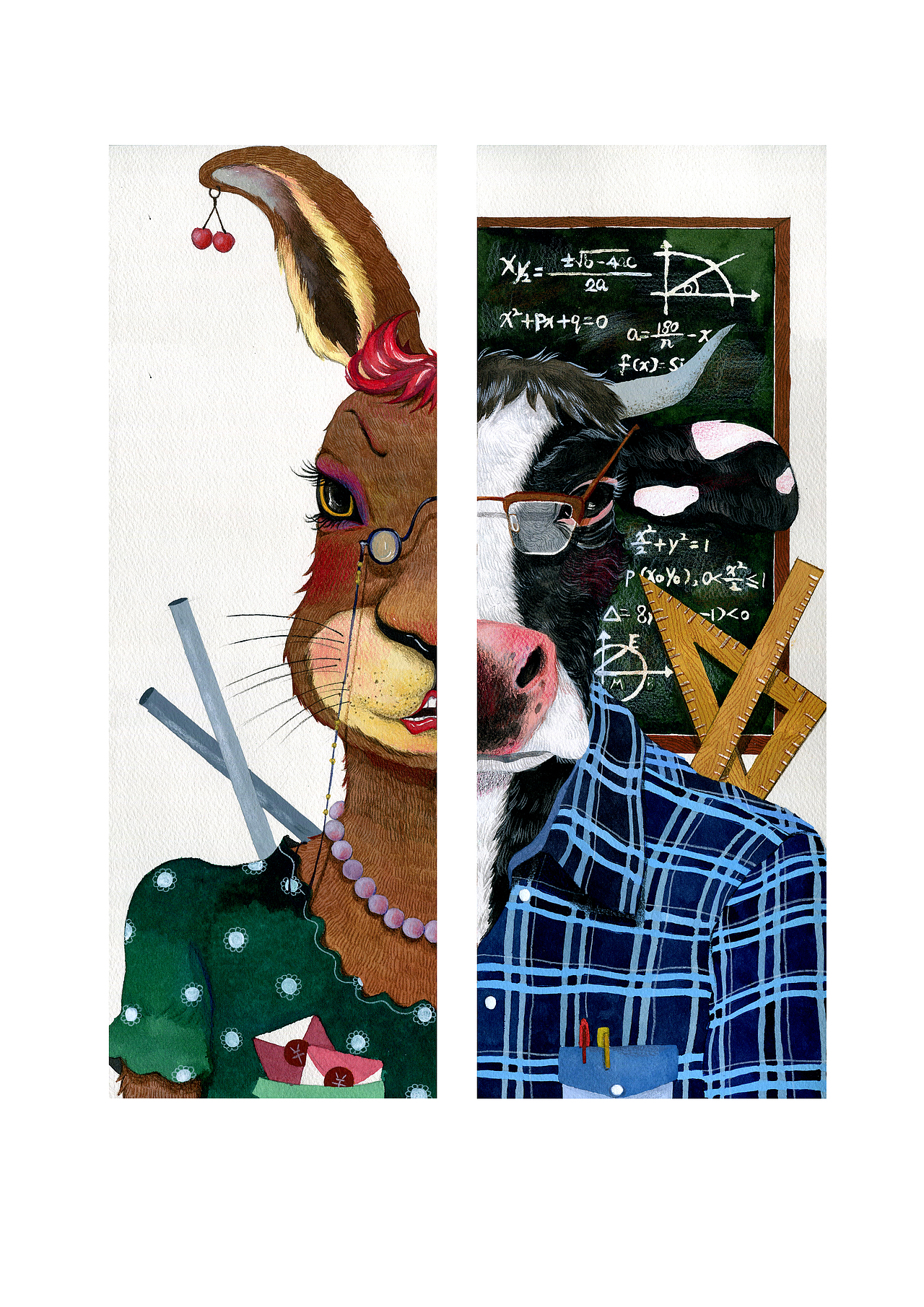 十二生肖之反腐倡廉（图ZOTkzMzkzMzI=） - 艺术插画 - 站酷设计师王三好Selene原创素材 - 站酷ZCOOL