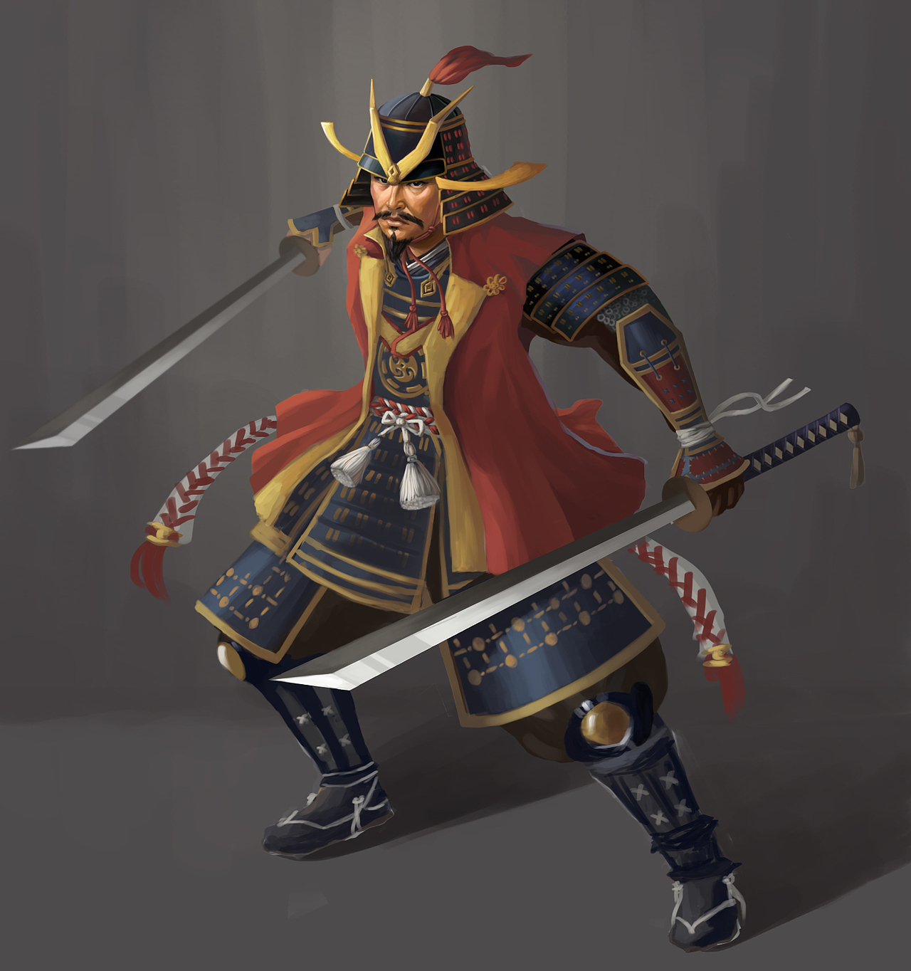 日本战国武士（图ZMTI5MDkyNTEy） - 游戏原画 - 站酷设计师犀利小葱聪原创素材 - 站酷ZCOOL