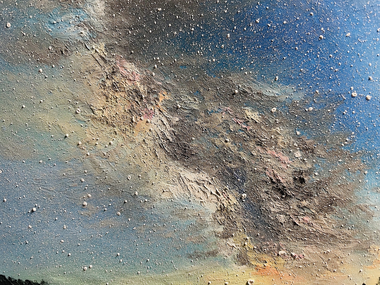 油画棒作品 星辰