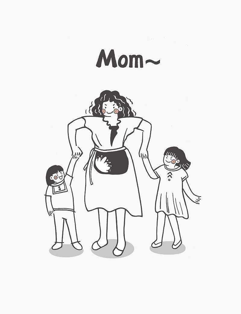 线条风格小插画（图ZMTQyNzM5NzA4） - 创作习作 - 站酷设计师咏子禾原创素材 - 站酷ZCOOL