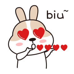 呆萌傻傻兔动态表情包上架啦