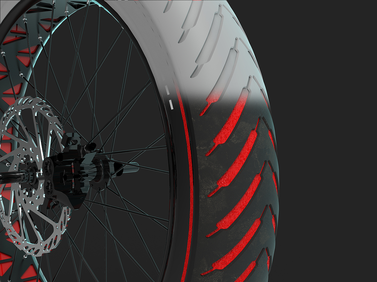 轮胎材质渲染（图ZMTg5MzQxNjQ0） - 机械/交通 - 站酷设计师华瑜视效原创素材 - 站酷ZCOOL