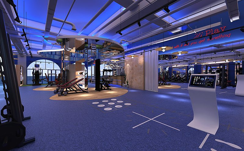 艺科设计|青岛健身会所设计—这里能够成就最美的你