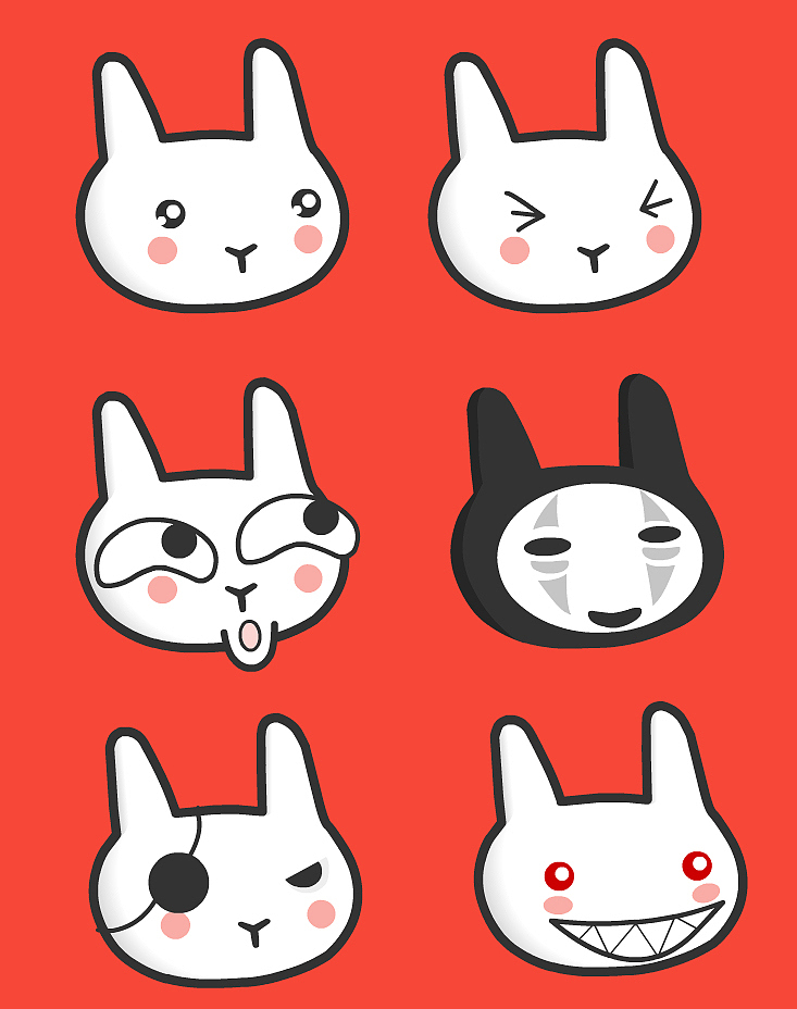 LOGO@兔兔助理（图ZMTQxNjEyNjQ=） - Logo - 站酷设计师招灰的鼻孔原创素材 - 站酷ZCOOL