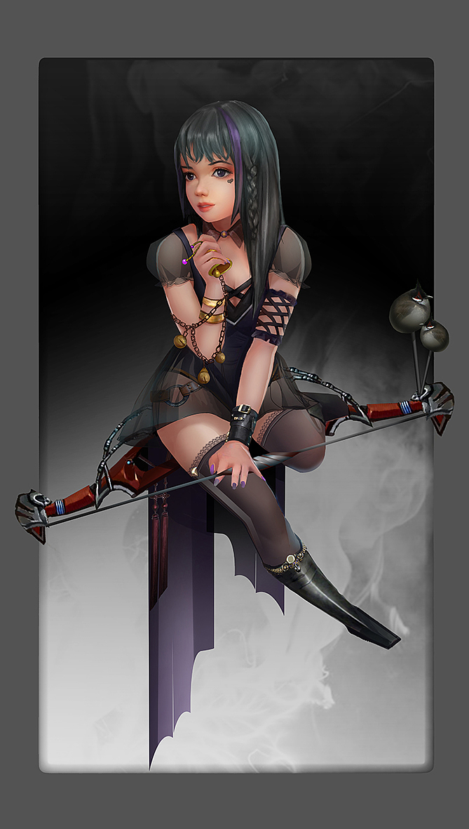 人设练习（图ZOTM5MzM3MTY=） - 游戏原画 - 站酷设计师Ln_小二原创素材 - 站酷ZCOOL