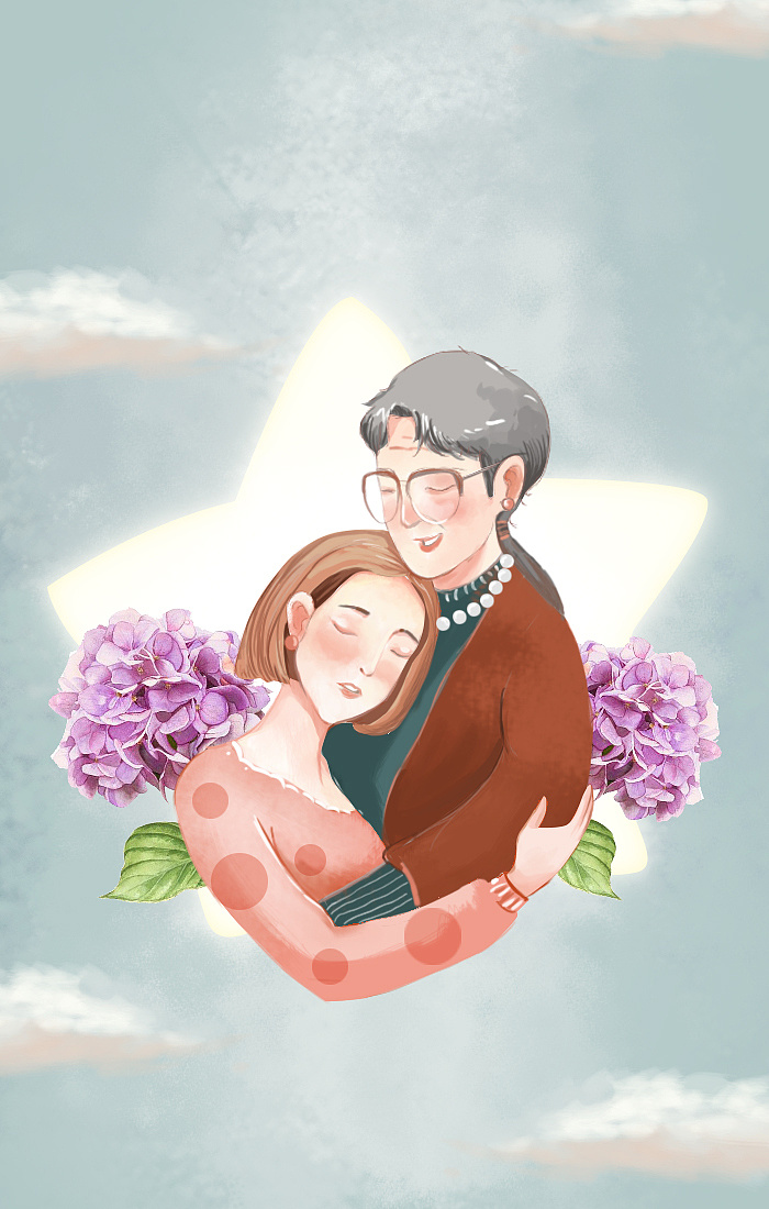 母亲节插画创作 (练习)