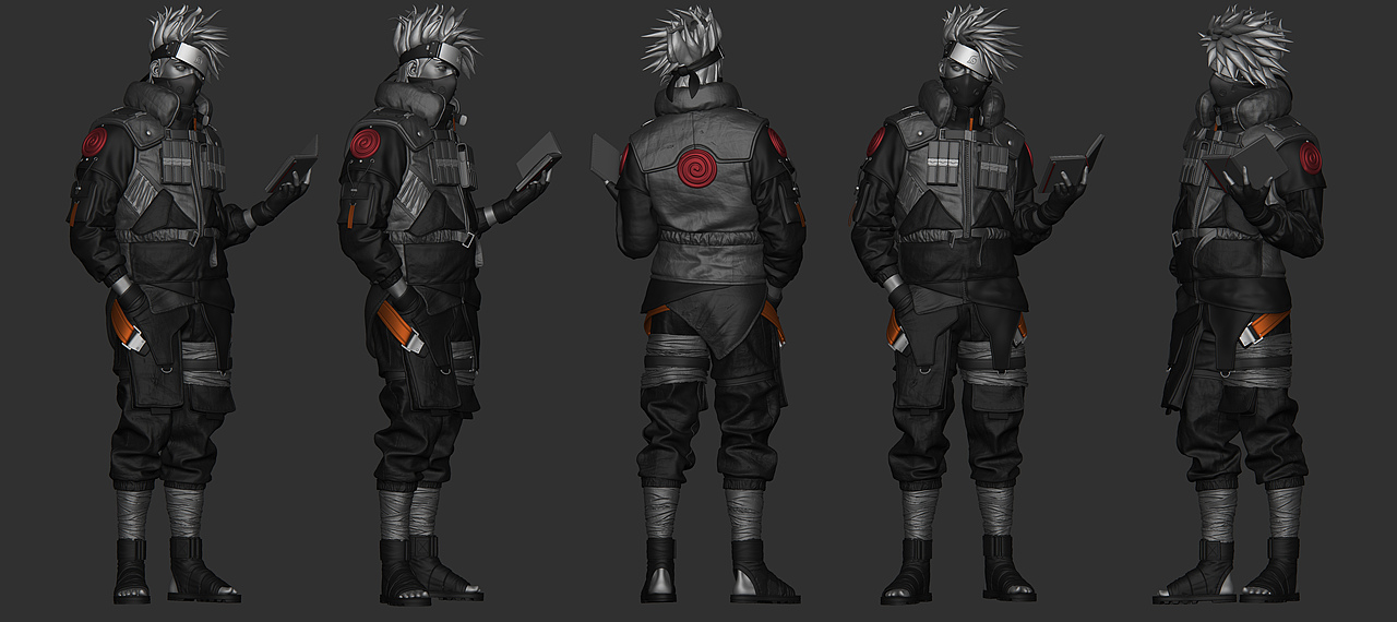 KaKaShi-Fanart（图ZMjc3Njk1MjU2） - 人物/生物 - 站酷设计师Mr.MadCarroT原创素材 - 站酷ZCOOL