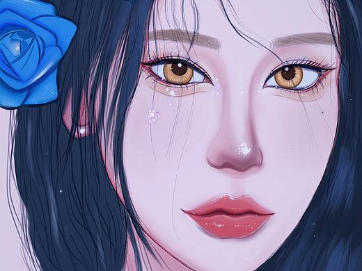 人物头像插画 ▕ 附绘画过程