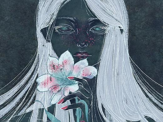 百合花（个人主页-ZMjg3MzI4ODQ=） - 创作习作 - 站酷设计师皮翁原创素材 - 站酷ZCOOL