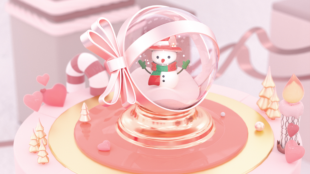 「奈雪の茶」四周年生日季KV图/视频设计