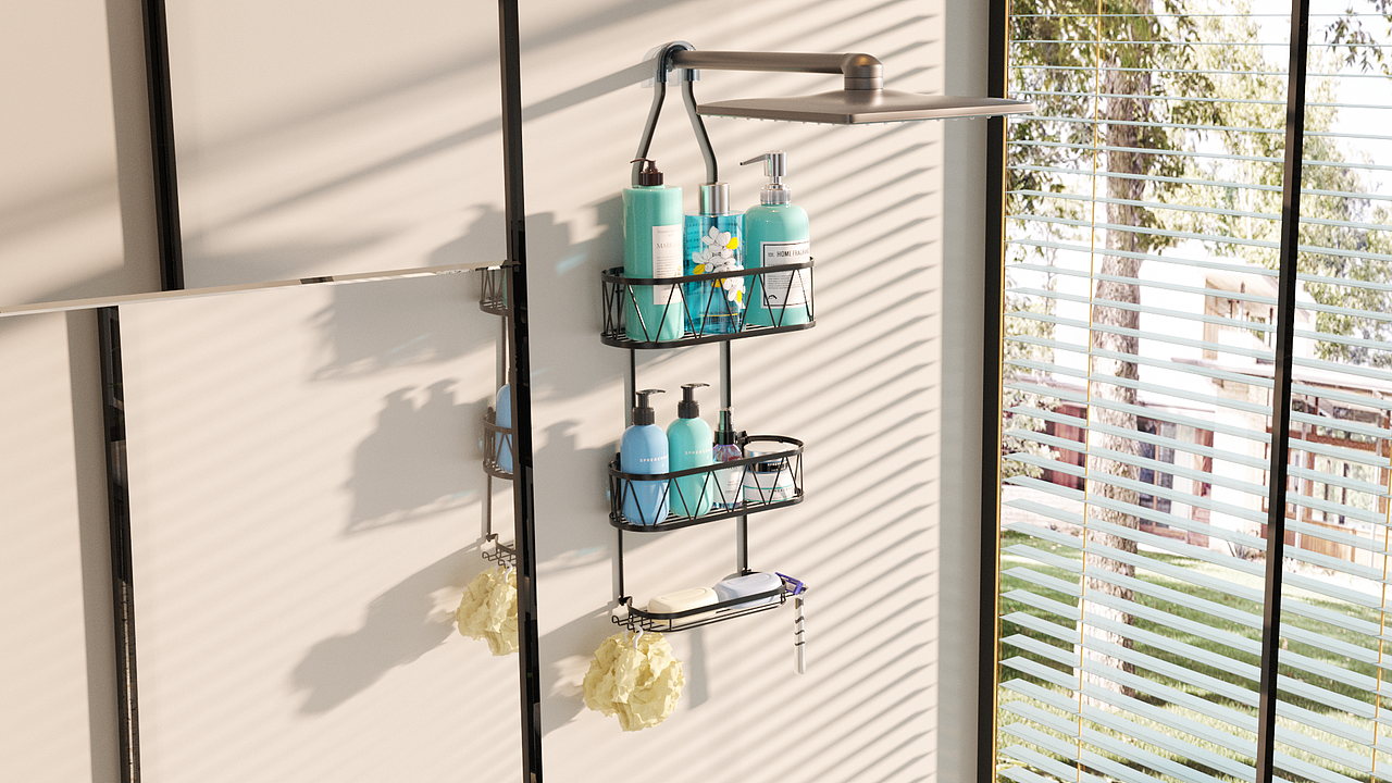 浴室置物架动画