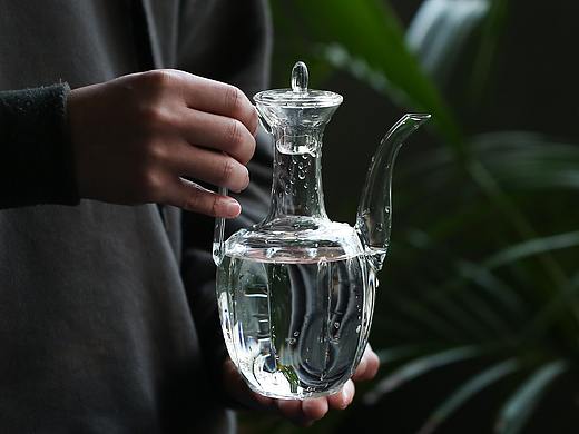 仿宋玻璃执壶 玻璃烧水壶 玻璃壶