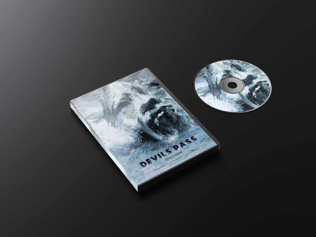 《死亡之山》dvd壳封面设计