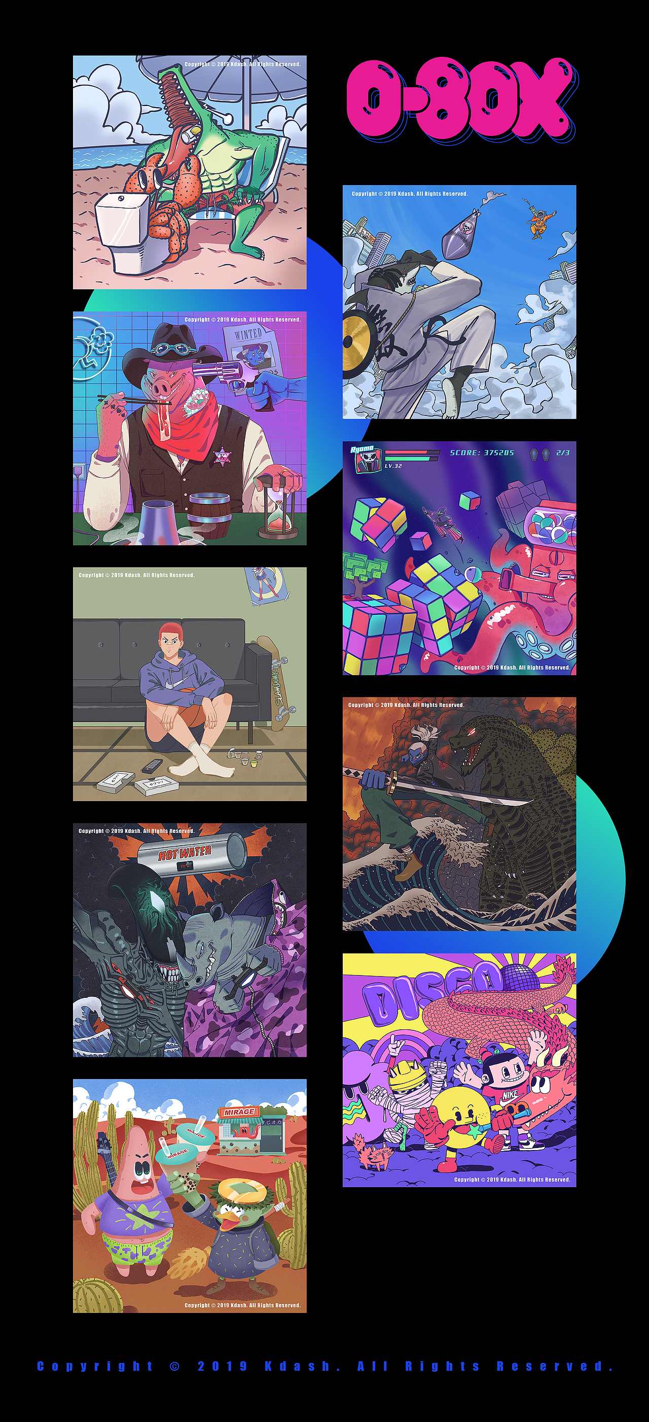 /0-BOX空盒子/插画创作