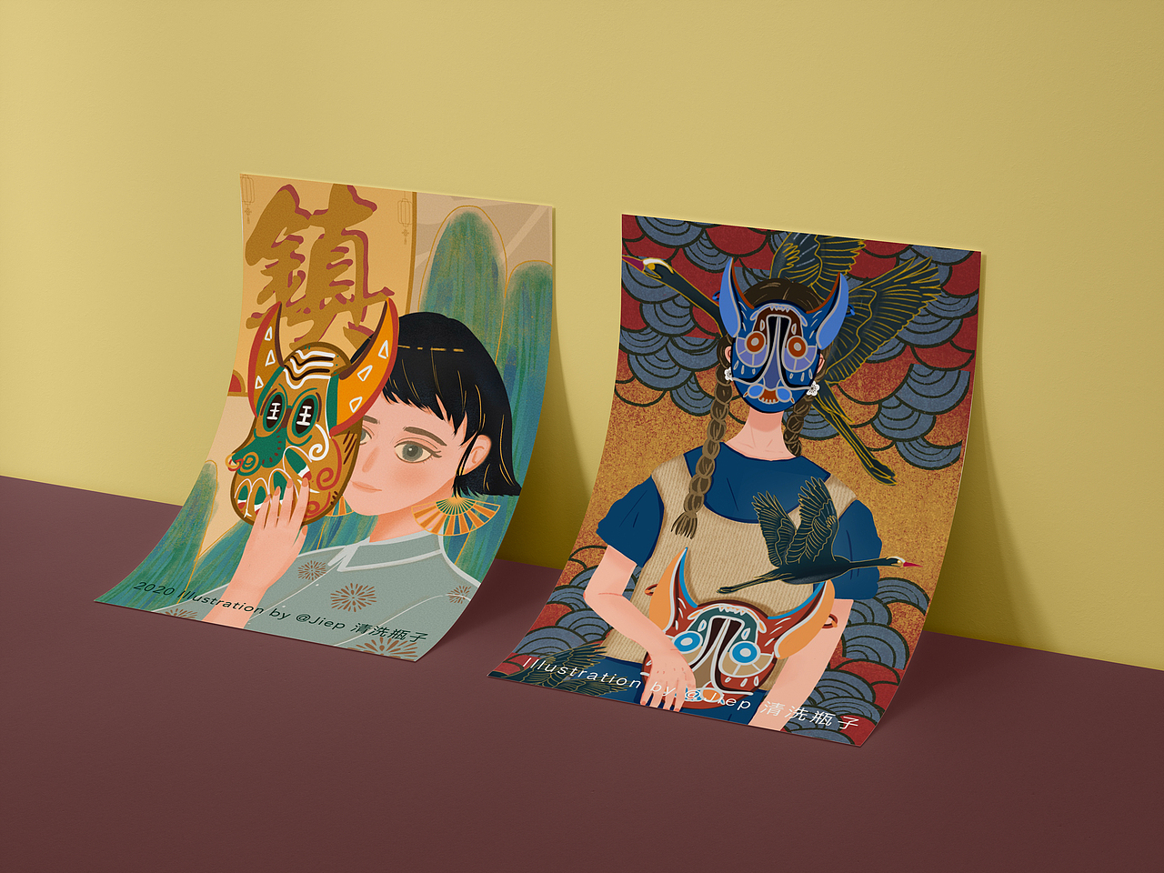 我的2020插画总结(图ZMjM4OTQ1Nzg4) - 商业插画 - 站酷设计师jp无糖小花原创素材 - 站酷ZCOOL