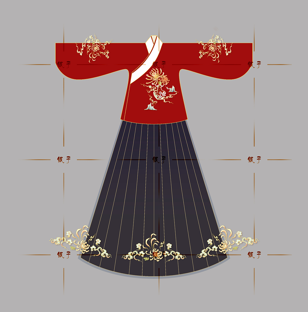 汉服设计近期约稿展示