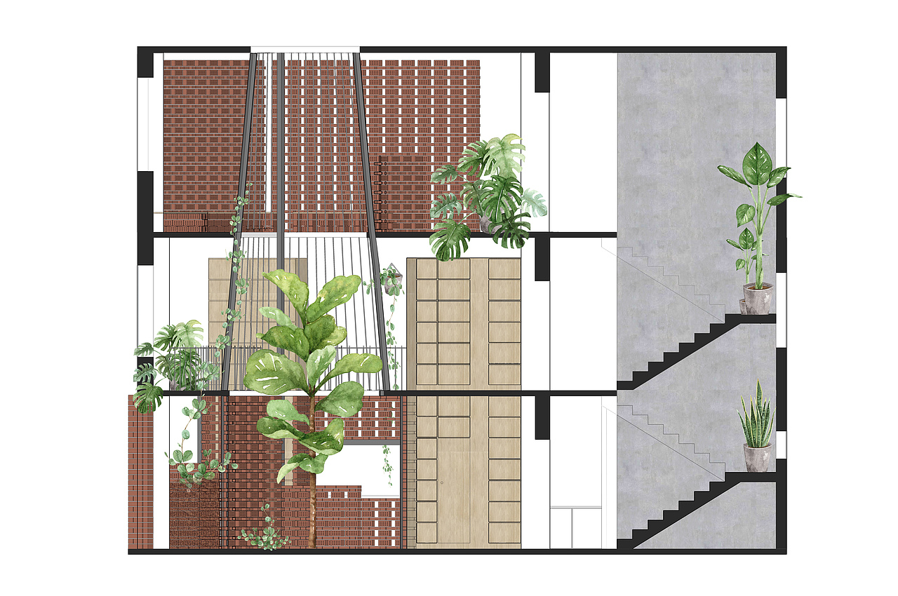 如同“山谷”的一般植物书店