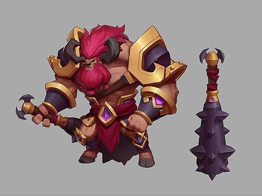 牛魔（個人主頁-ZNTc0MzI3NTY=） - 游戲原畫 - 站酷設計師萌萌不是御姐原創(chuàng)素材 - 站酷ZCOOL