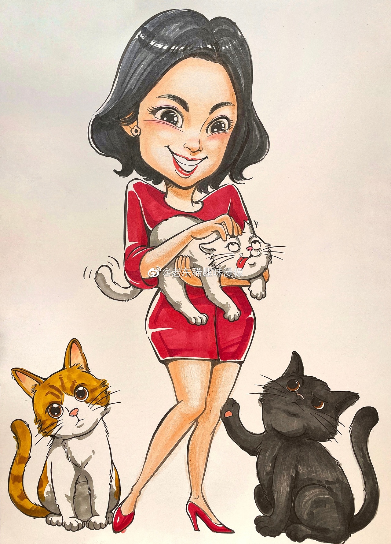 手绘趣味漫像（图ZMjMzNTc0Mzc2） - 单幅漫画 - 站酷设计师老东稀趣味漫像原创素材 - 站酷ZCOOL