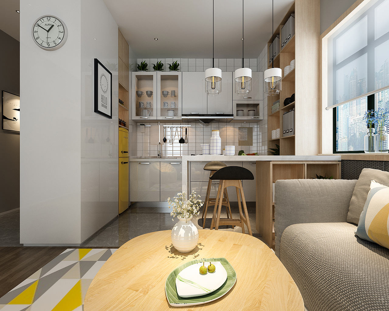 公寓现代风格（图ZOTkzMDE0Mjg=） - 家装设计 - 站酷设计师rongviola原创素材 - 站酷ZCOOL