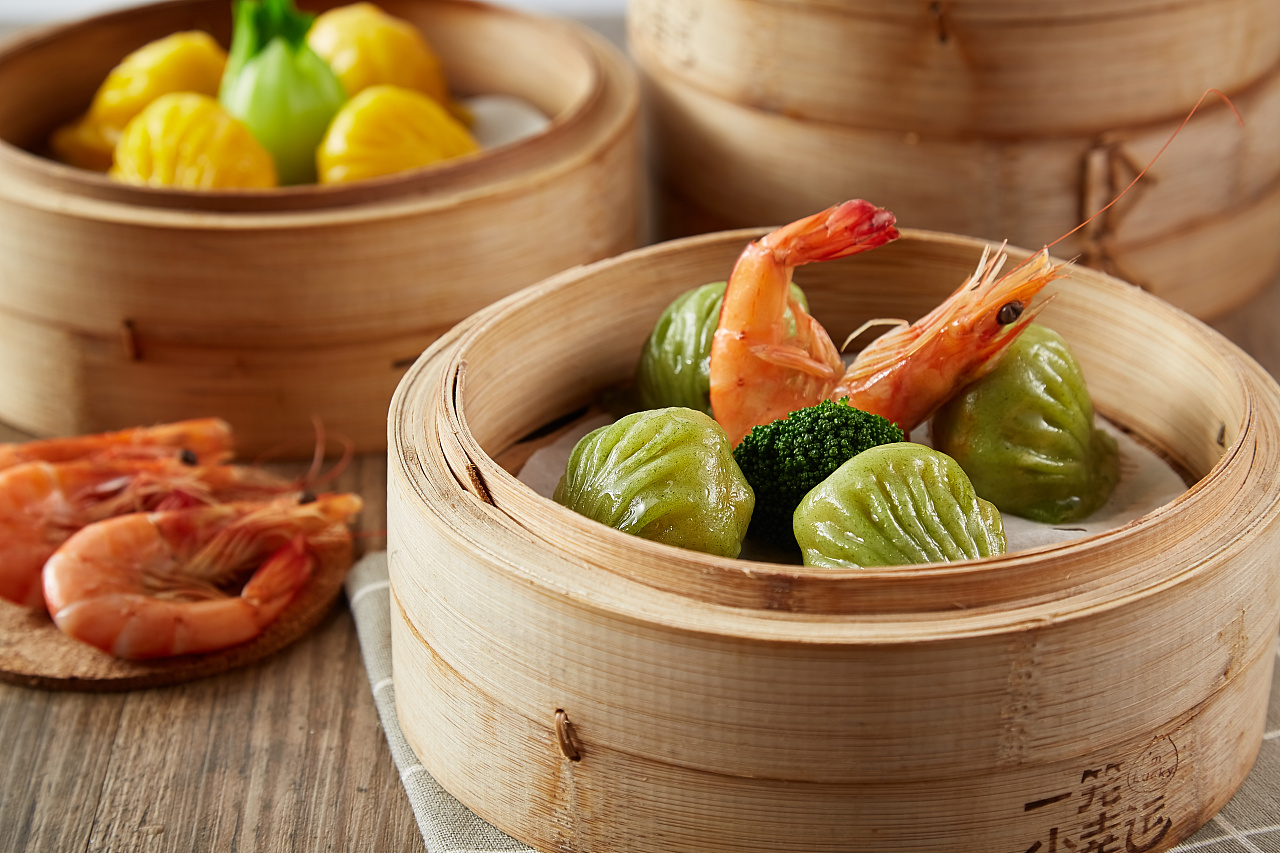 摄影设计丨一笼小幸运-中式菜