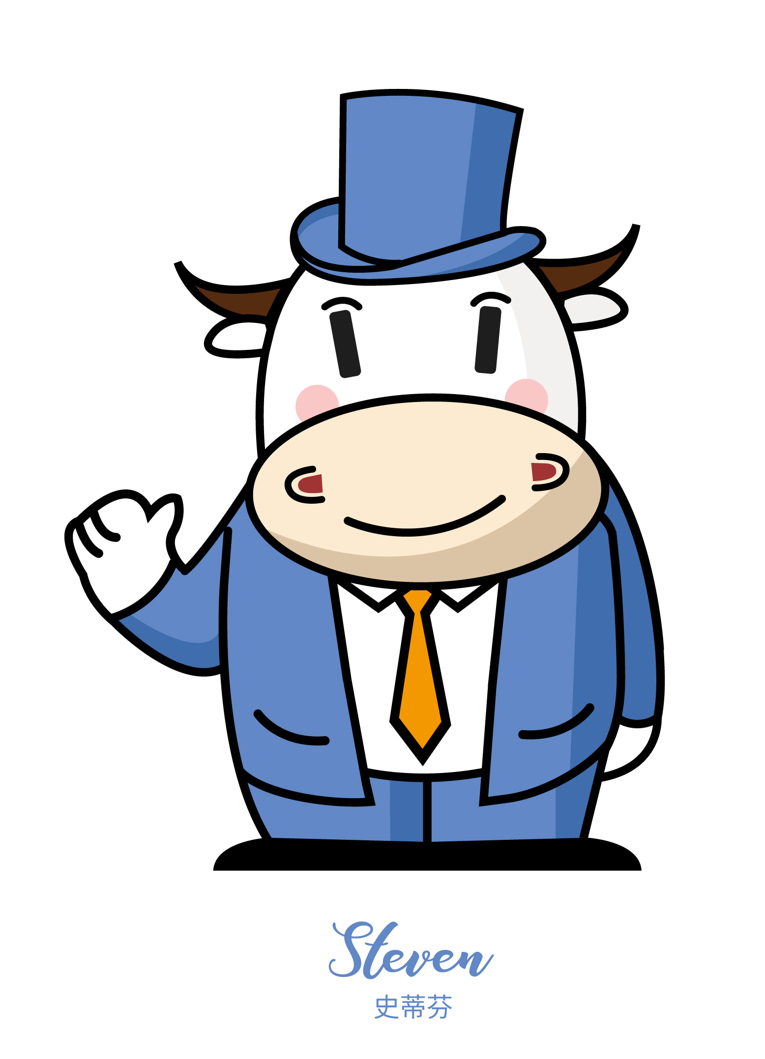 著名牛的卡通人物图片