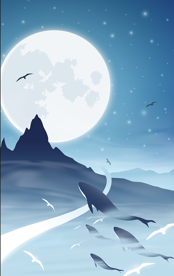 原创插画小清新北欧风格