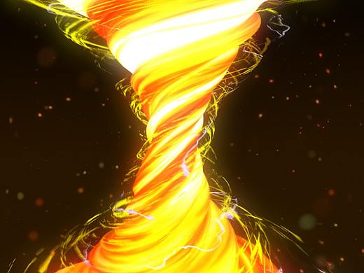 C4D_卡通龙卷风