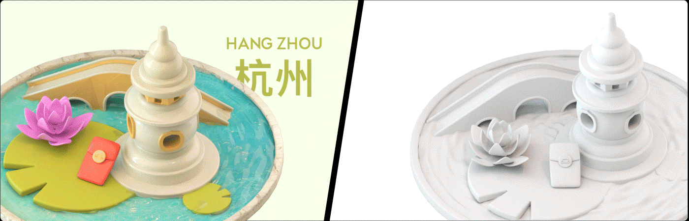 C4D 首汽约车三维运营活动项目总结（图ZMjc3NTIwMTQw） - 产品 - 站酷设计师首汽约车UED原创素材 - 站酷ZCOOL
