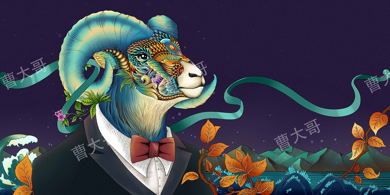 天马行空 鲲 鹏 羊