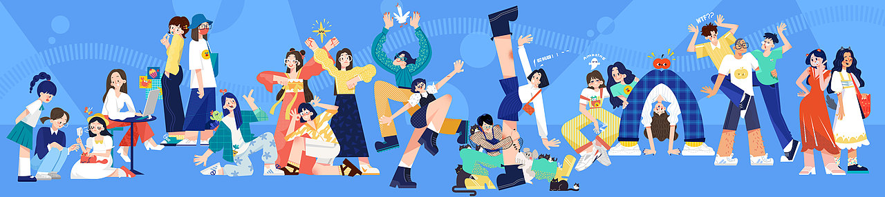 組內(nèi)文創(chuàng)-成員鼠標墊（圖ZMjM4NjUwMzQ0） - 商業(yè)插畫 - 站酷設(shè)計師掀腦殼原創(chuàng)素材 - 站酷ZCOOL