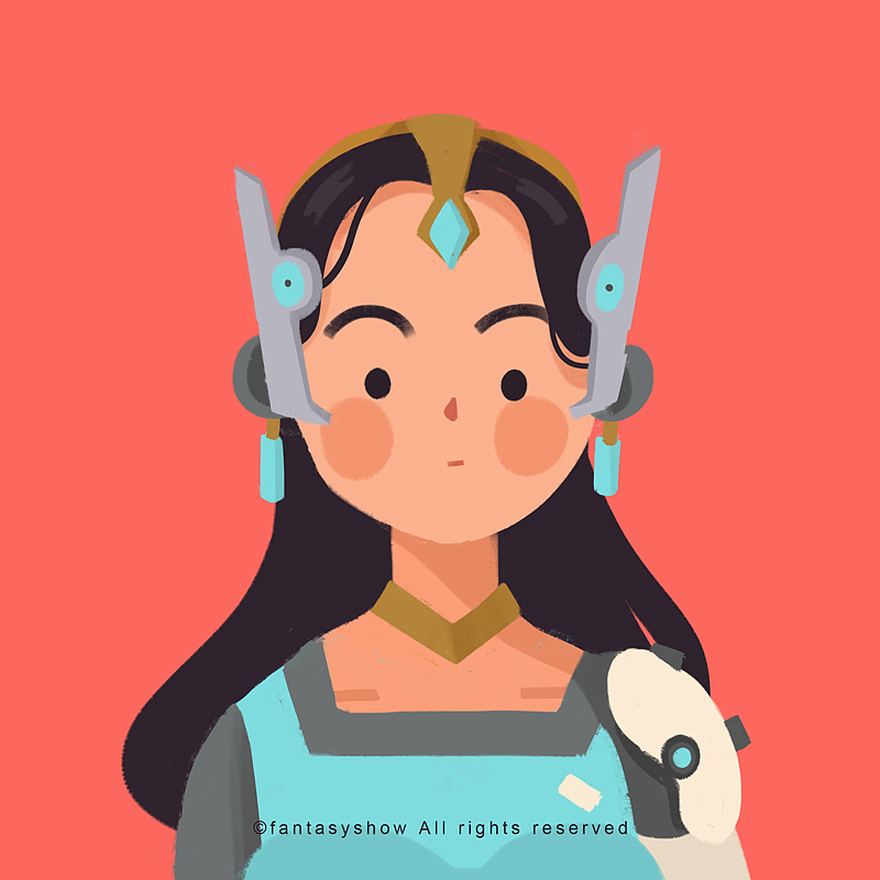 OVERWATCH CP（图ZNzEzNzYzNjg=） - 商业插画 - 站酷设计师饭太稀Fan原创素材 - 站酷ZCOOL