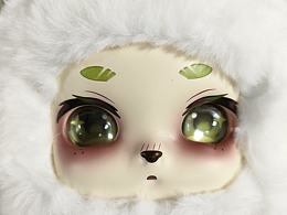 潮玩毛绒公仔脸，来图定制，专注精品