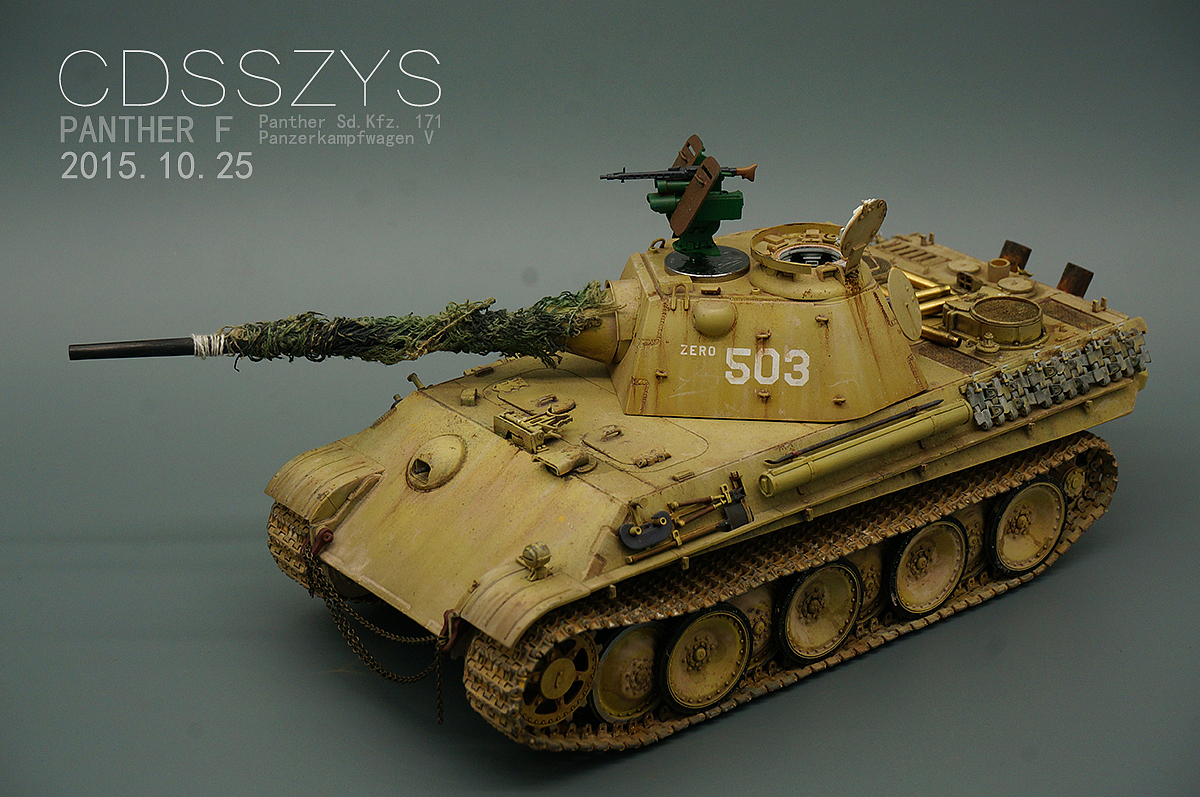 二战德国陆军 五号坦克 豹式 F型