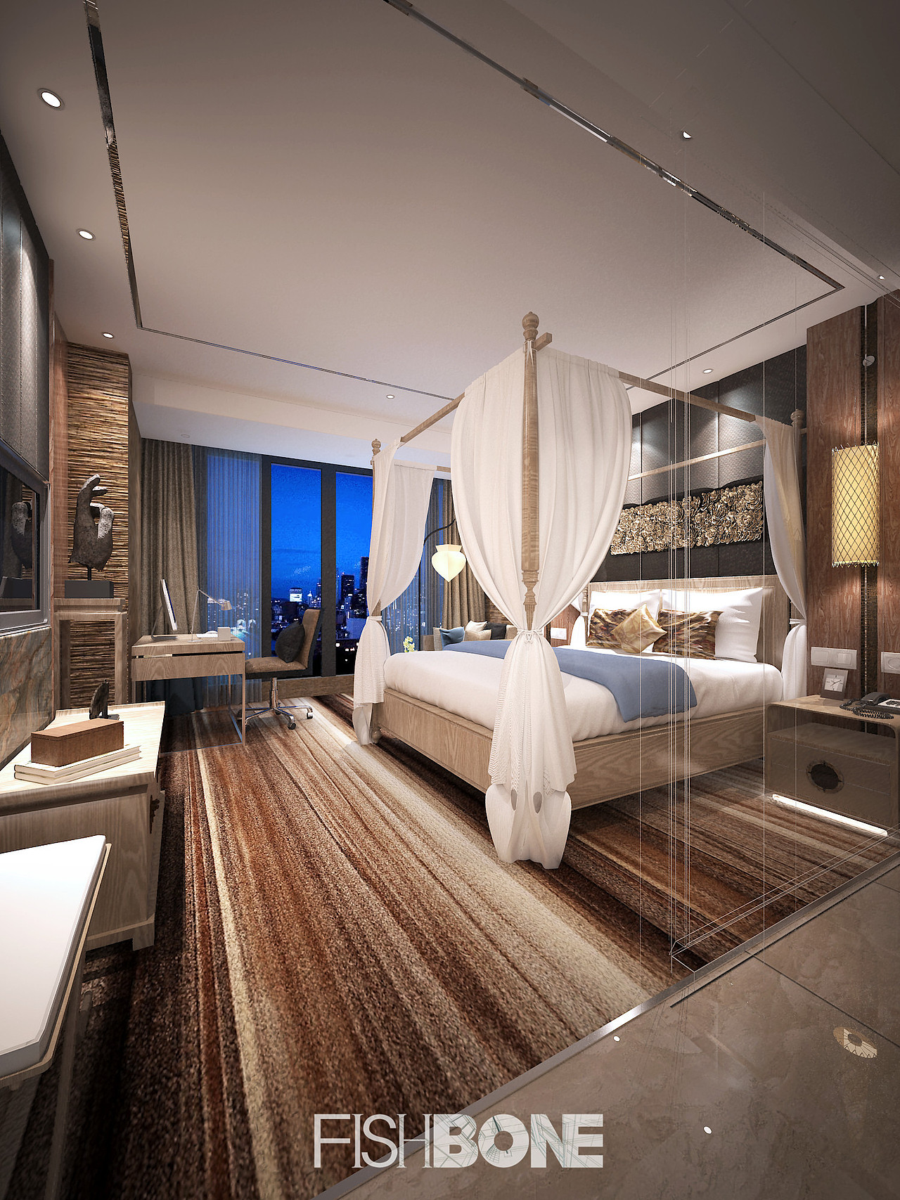 鱼骨设计-城市精品酒店