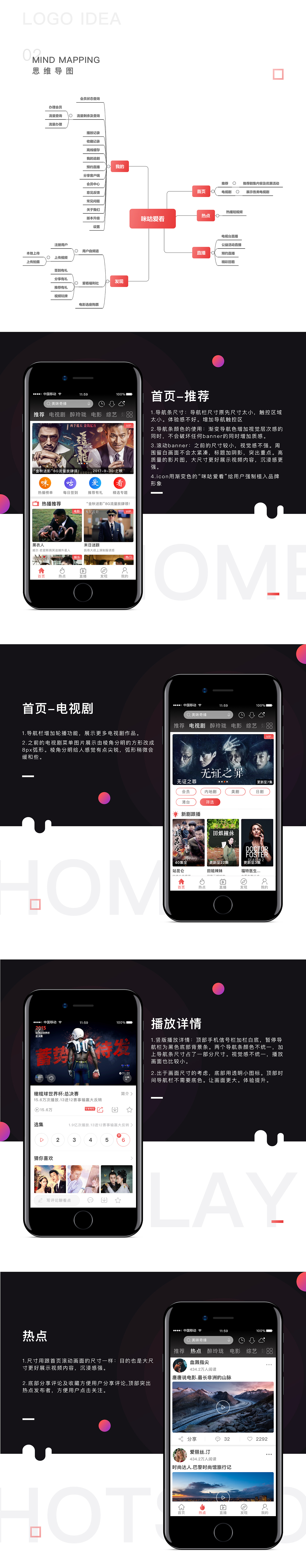 咪咕爱看改版项目（图ZOTM0NDY2NzI=） - APP界面 - 站酷设计师只想简单的画个图原创素材 - 站酷ZCOOL