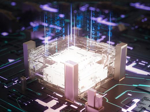 C4D 科技芯片风格练习