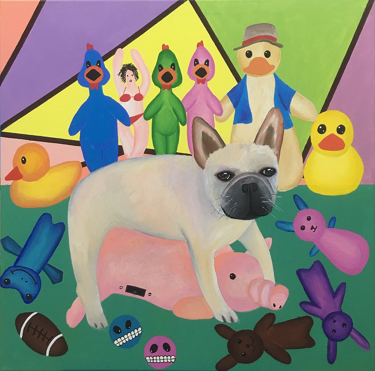 法斗系列（图ZMjE1MjgwOTI0） - 绘画 - 站酷设计师张梦谜原创素材 - 站酷ZCOOL