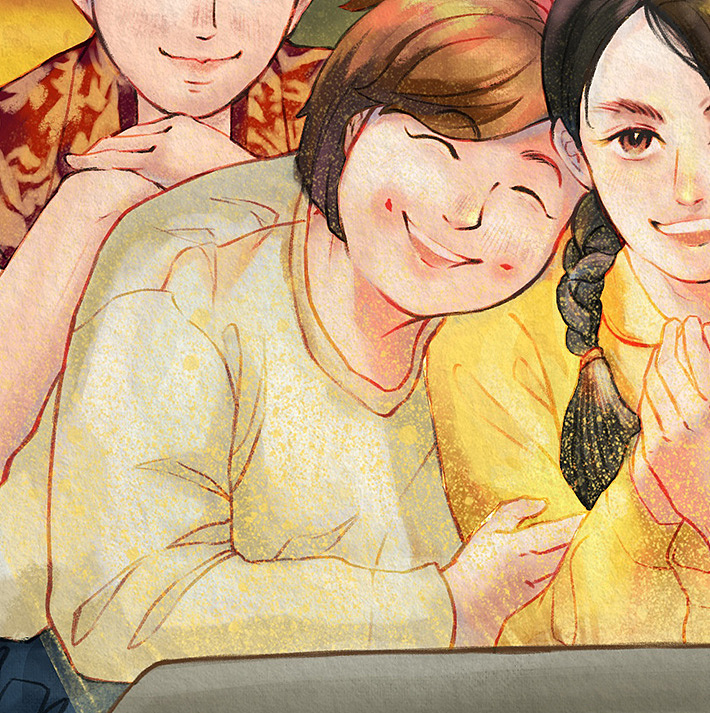 你好，李焕英 | 插画（图ZMjQ0NTUxNDg0） - 商业插画 - 站酷设计师一只臭皮皮咩NIii原创素材 - 站酷ZCOOL