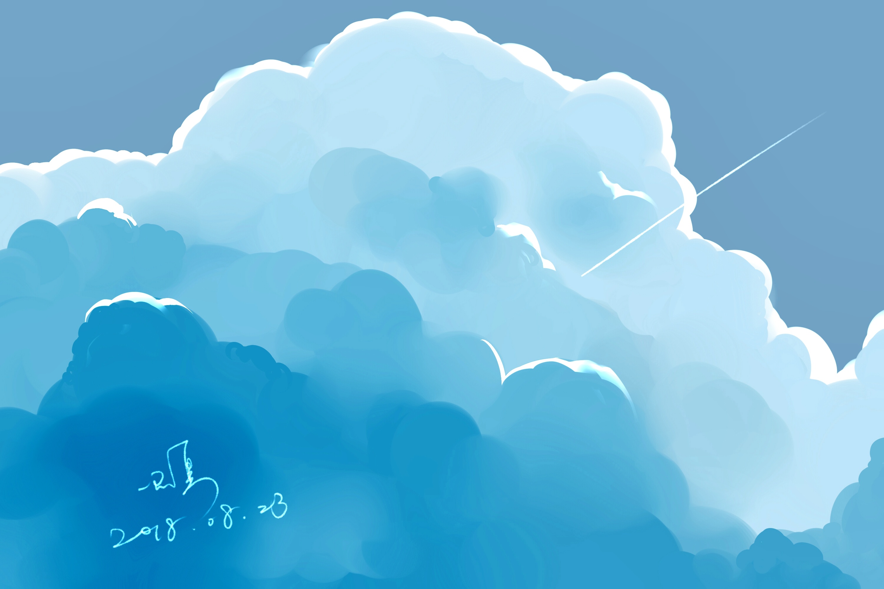 云朵|插画|插画习作|Meloy鸭 - 原创作品 - 站酷 (ZCOOL)