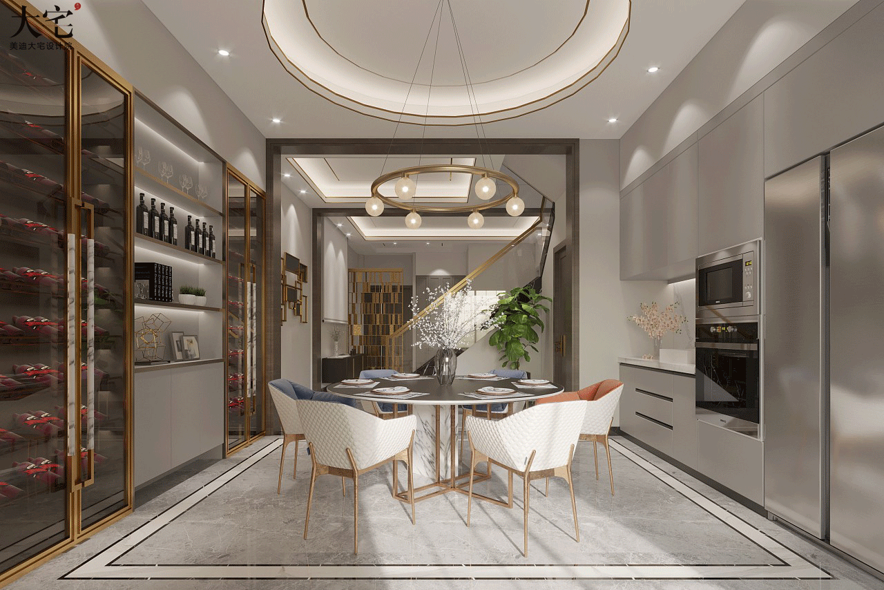 美迪大宅设计院丨长沙别墅-龙湖-现代简约风（图ZMjgwNDQxMTcy） - 家装设计 - 站酷设计师美迪大宅设计院原创素材 - 站酷ZCOOL