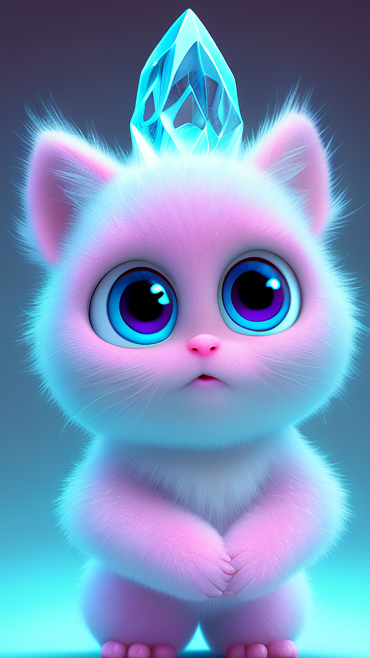 sweet city甜城内江自由个性的精灵插画壁纸屏保装饰画