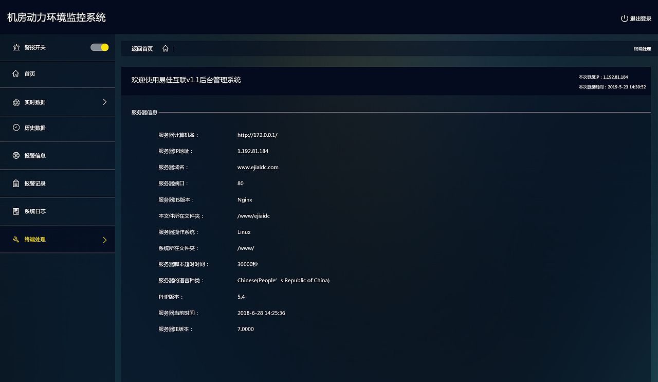 动力环境监控后台（图ZMTY0NDMyNTgw） - 其他网页 - 站酷设计师刘小染原创素材 - 站酷ZCOOL