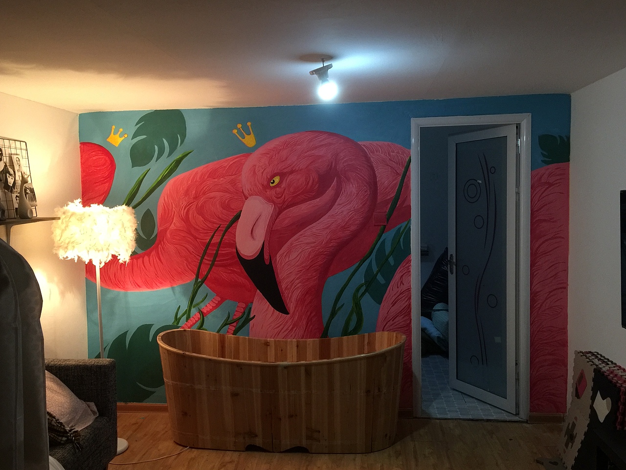 墙体彩绘涂鸦手绘墙